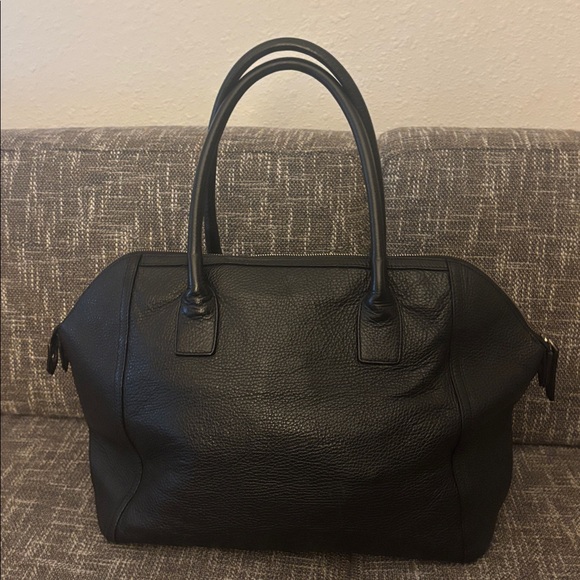 Furla Black Large Leather Satchel - Picture 6 of 11